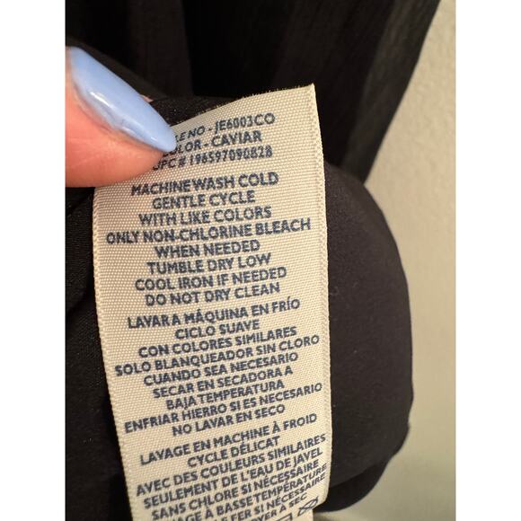 Joie Little Black Dress M Sheer Balloon Sleeves Short Classic Dark Romantic LBD - Picture 9 of 13